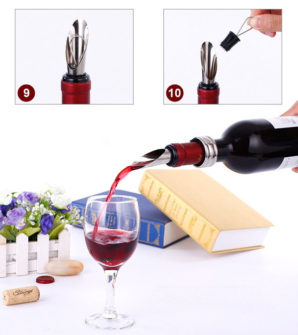 hướng dẫn rót rượu vang bằng dụng cụ